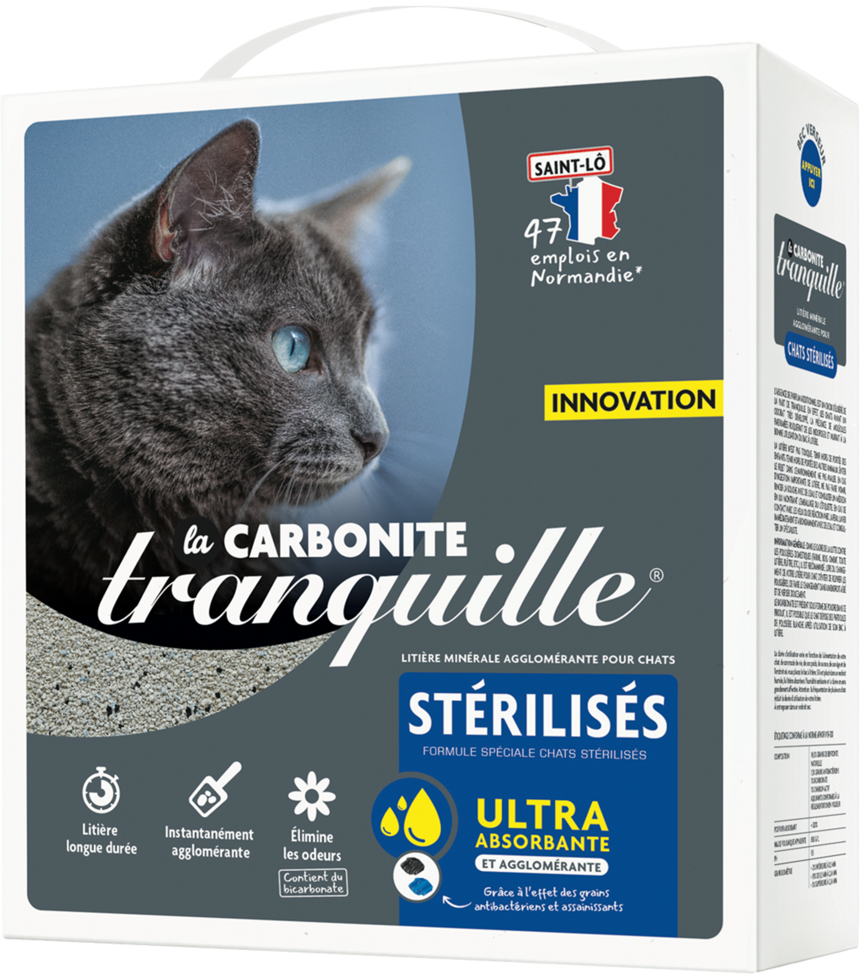 LITIÈRE CARBONITE CHATS STÉRILISÉS
