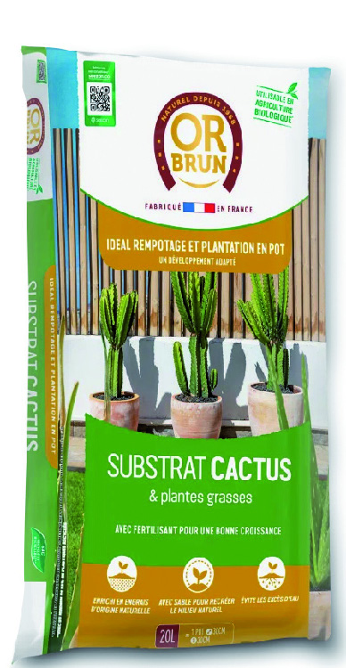 SUBSTRAT CACTUS & PLANTES GRASSES 20L