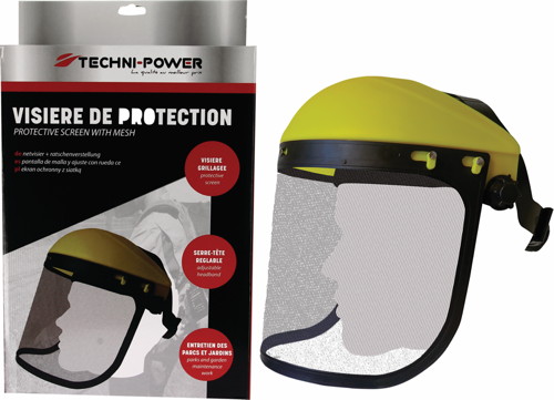 VISIÈRE DE PROTECTION GRILLAGÉE