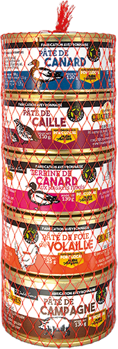 ASSORTIMENT DE 5 BOÎTES DE PÂTÉ