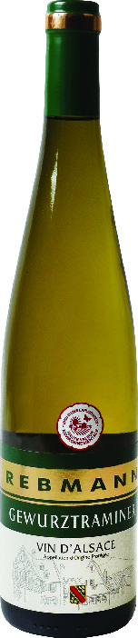 A.O.P(1) VIN D’ALSACE GEWURZTRAMINER(2) REBMANN