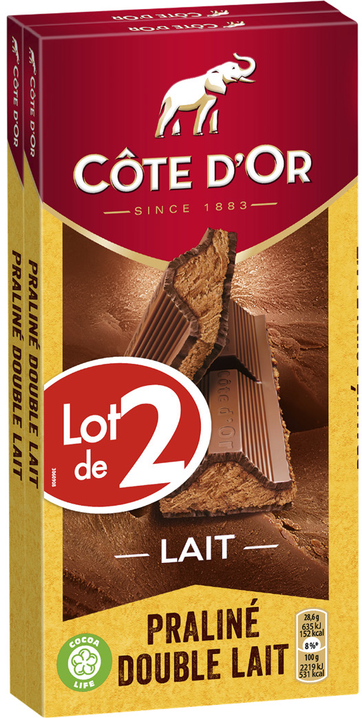 TABLETTES DE CHOCOLAT FOURRÉES