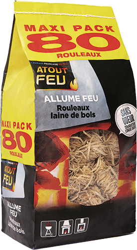 MAXI PACK DE ROULEAUX DE LAINE DE BOIS