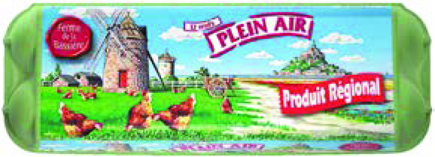 12 OEUFS PLEIN AIR