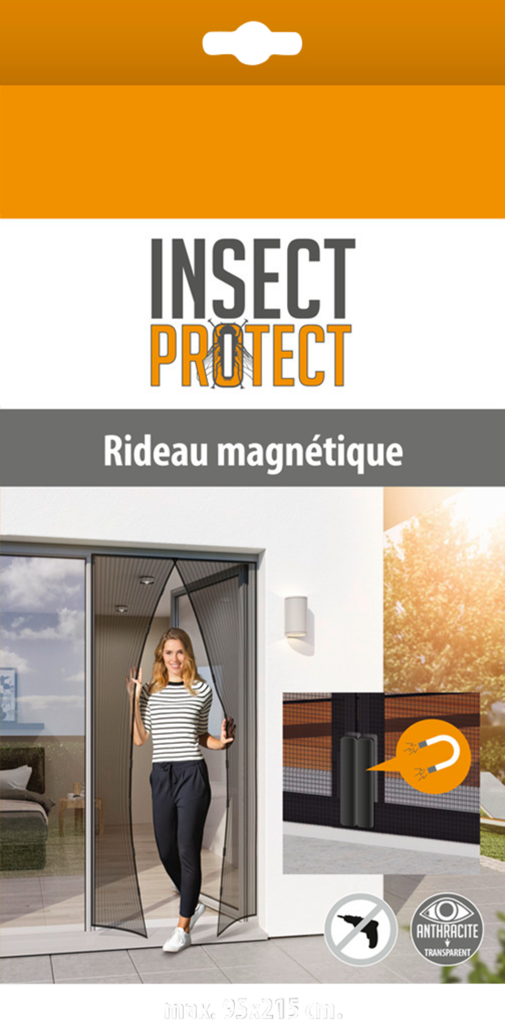 MOUSTIQUAIRE DE PORTE AIMANTÉE