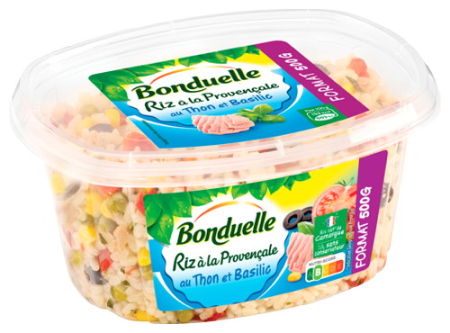 RIZ À LA PROVENÇALE AU THON ET BASILIC