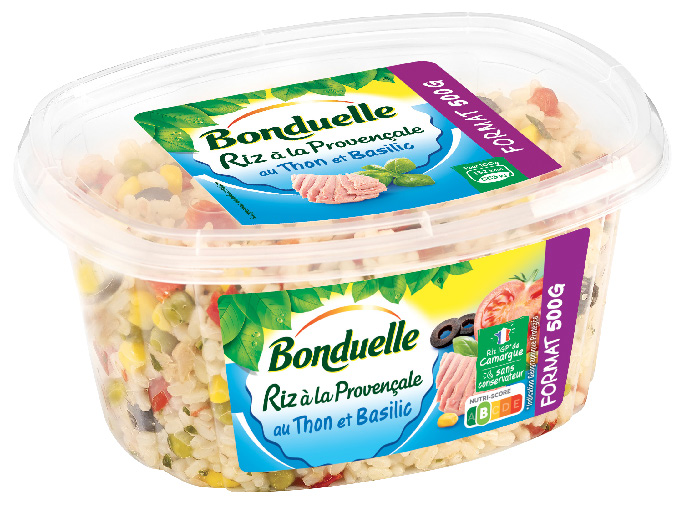 RIZ À LA PROVENÇALE AU THON ET BASILIC