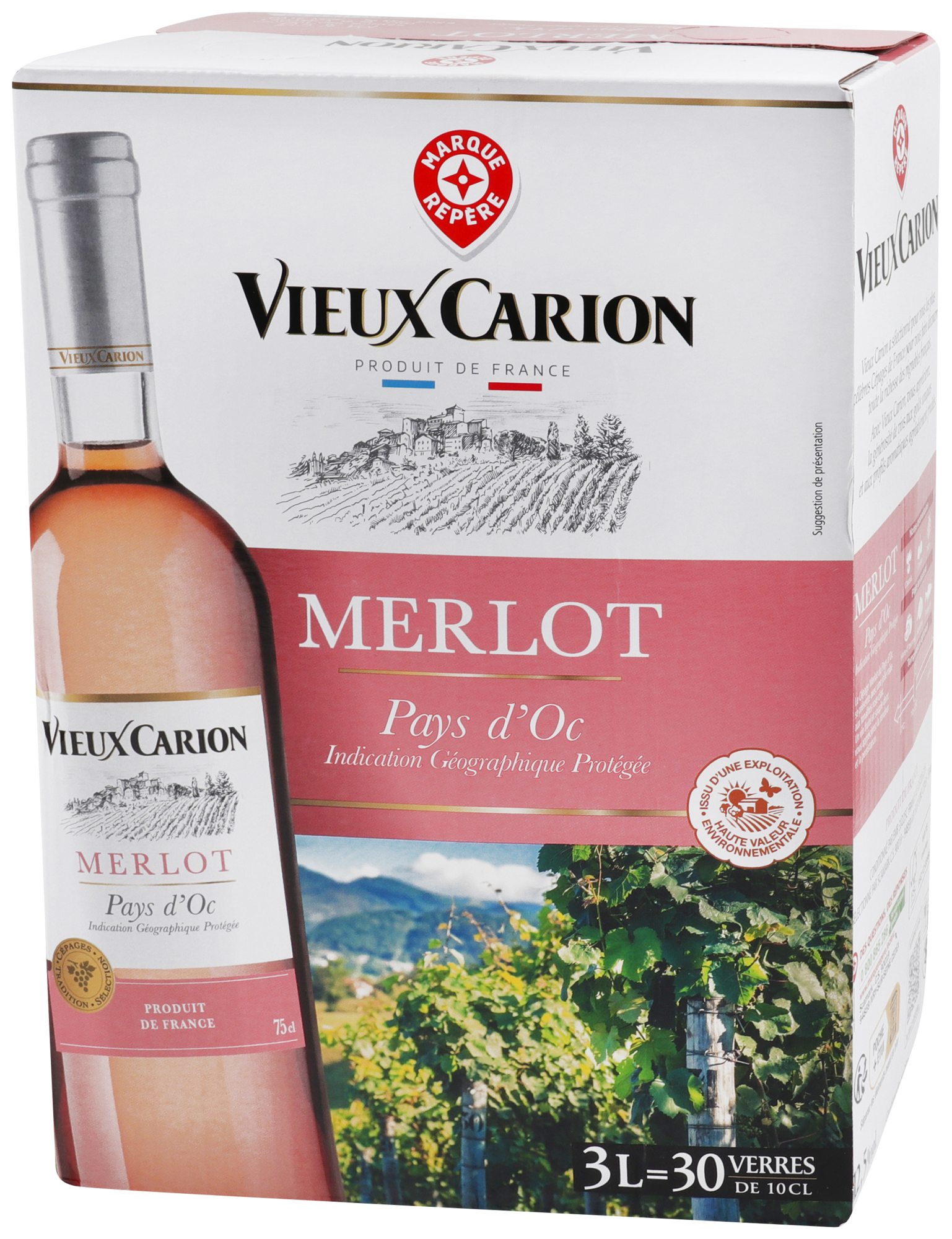 IGP PAYS D'OC MERLOT ROSÉ 