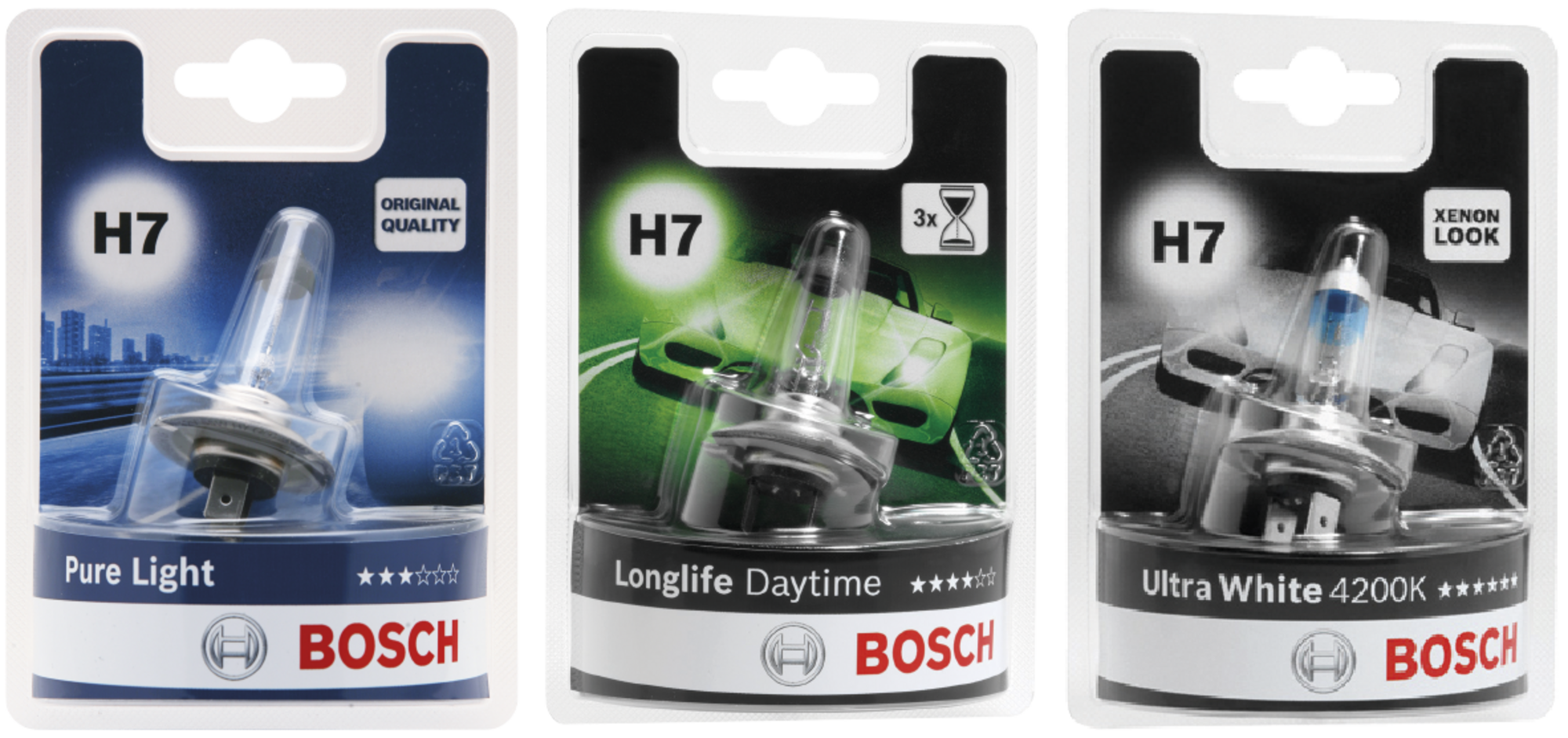 SUR LES AMPOULES AUTO PRÉSENTES EN MAGASIN DE LA GAMME "BOSCH"