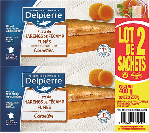 FILETS DE HARENGS FUMÉS AU BOIS DE HÊTRE