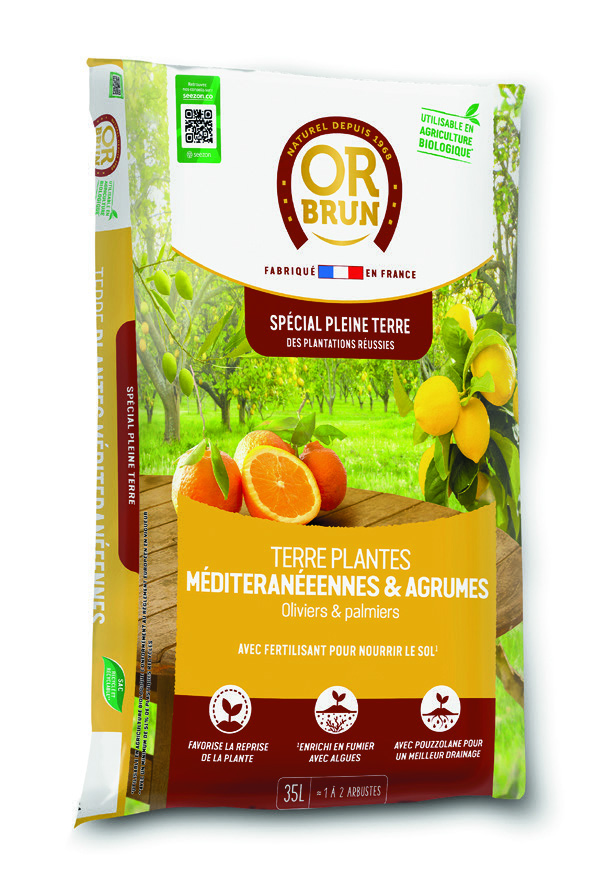 TERRE FERTILISÉE PLANTES MÉDITERRANÉENNES