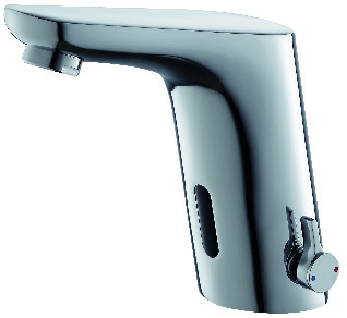 MITIGEUR DE LAVABO INFRAROUGE CHROMÉ