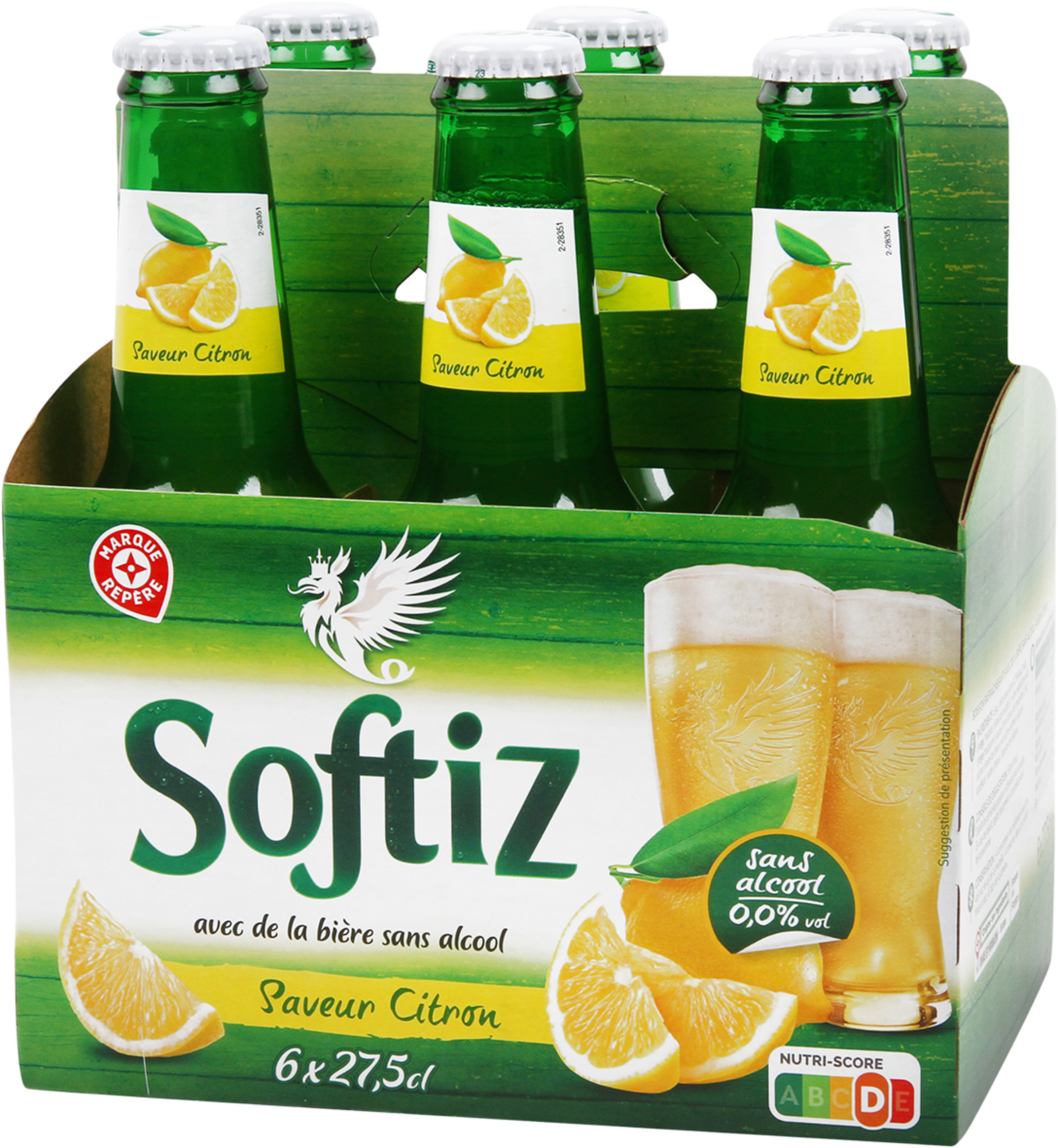 BIÈRE SANS ALCOOL SAVEUR CITRON