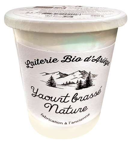 YAOURT BRASSÉ NATURE BIO