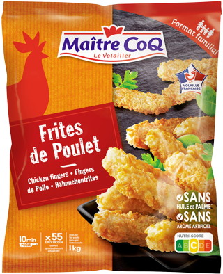 FRITES DE POULET SURGELÉES FORMAT FAMILIAL