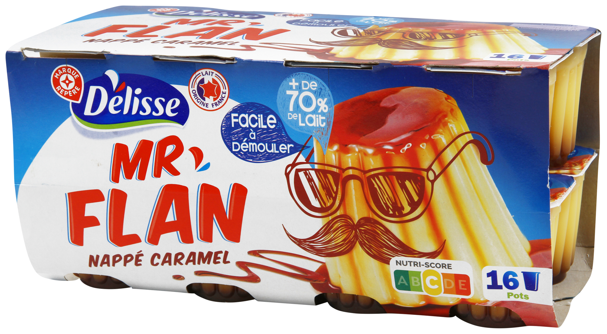 FLAN À LA VANILLE NAPPÉ CARAMEL