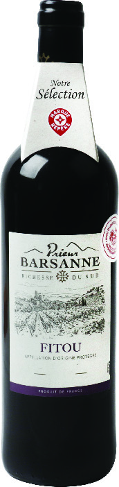 A.O.P(1) FITOU(2) PRIEUR BARSANNE