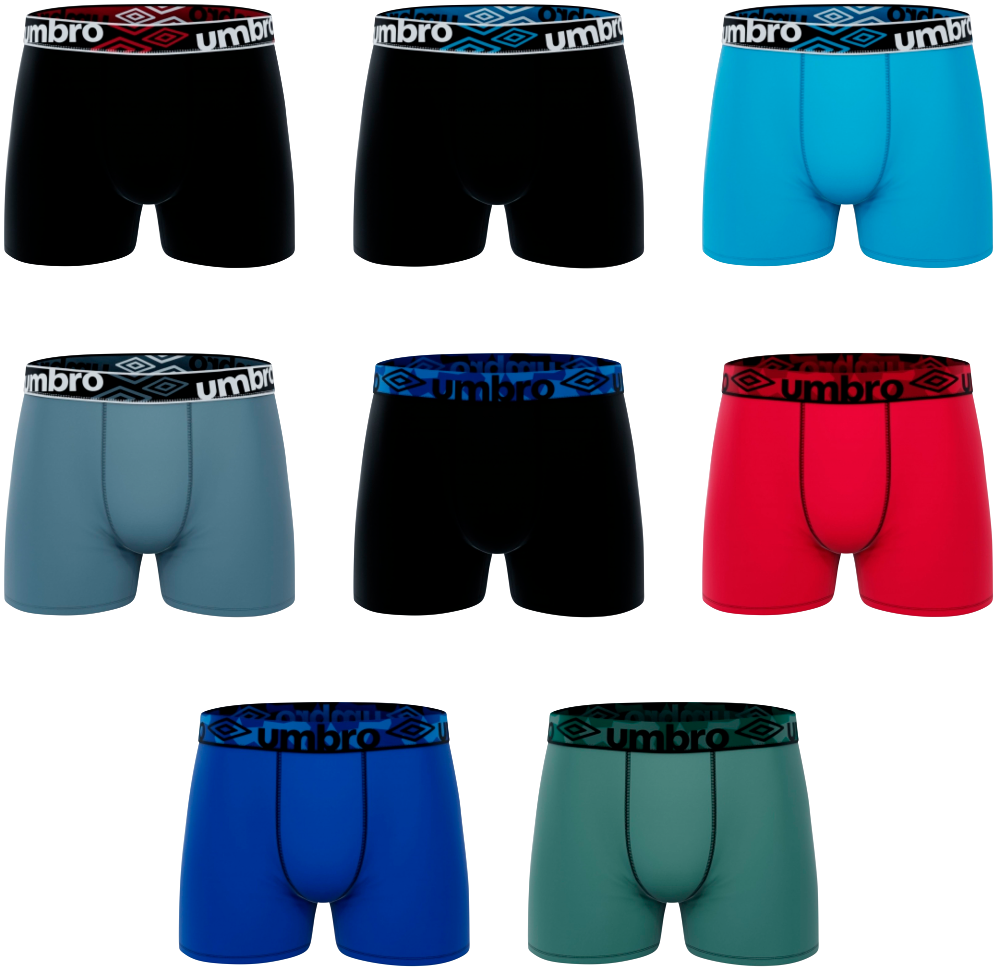 LOT DE 8 BOXERS HOMME