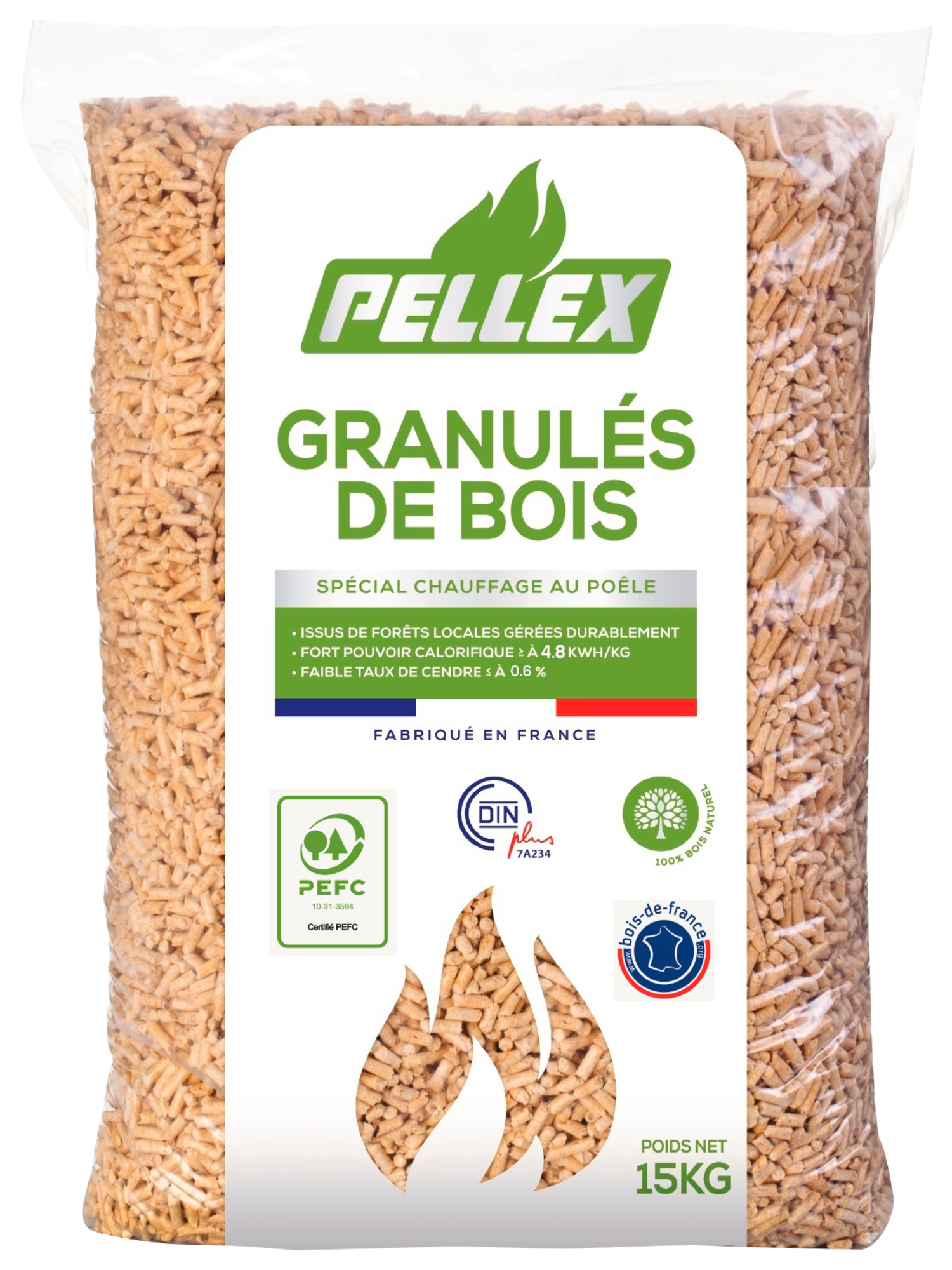 GRANULÉS DE BOIS