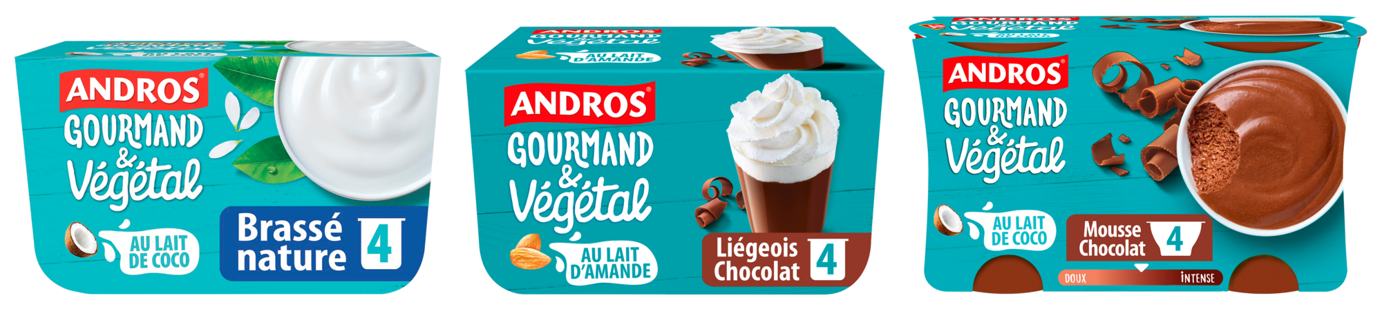 SUR LES PRODUITS PRÉSENTS EN MAGASIN DE LA GAMME " ANDROS GOURMAND ET VEGETAL"