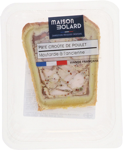 PÂTÉ CROÛTE DE POULET MOUTARDE À L'ANCIENNE