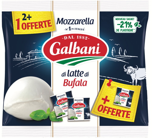 MOZZARELLA DI BUFALA 23% MAT. GR.