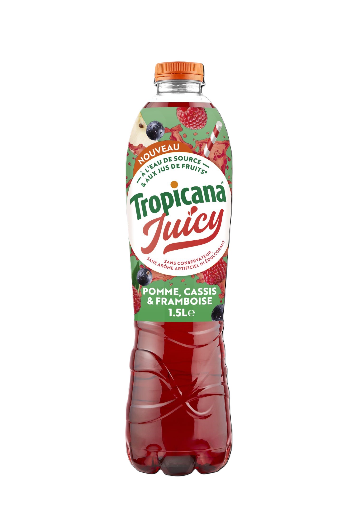 TROPICANA JUICY POMME CASSIS FRAMBOISE