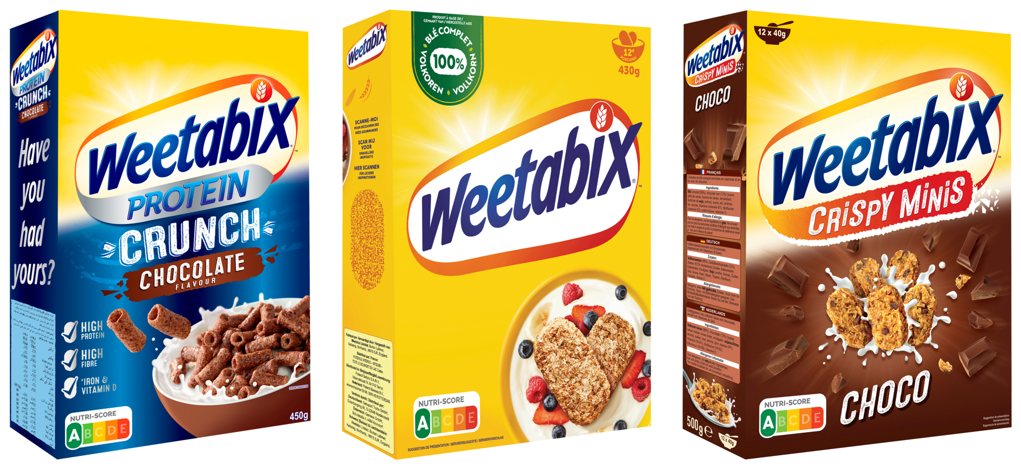 SUR LES PRODUITS PRÉSENTS EN MAGASIN DE LA GAMME WEETABIX