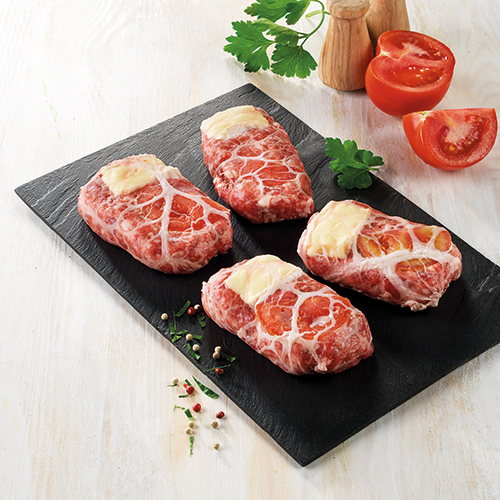 4 CRÉPINETTES DE PORC SAVEUR CAMEMBERT