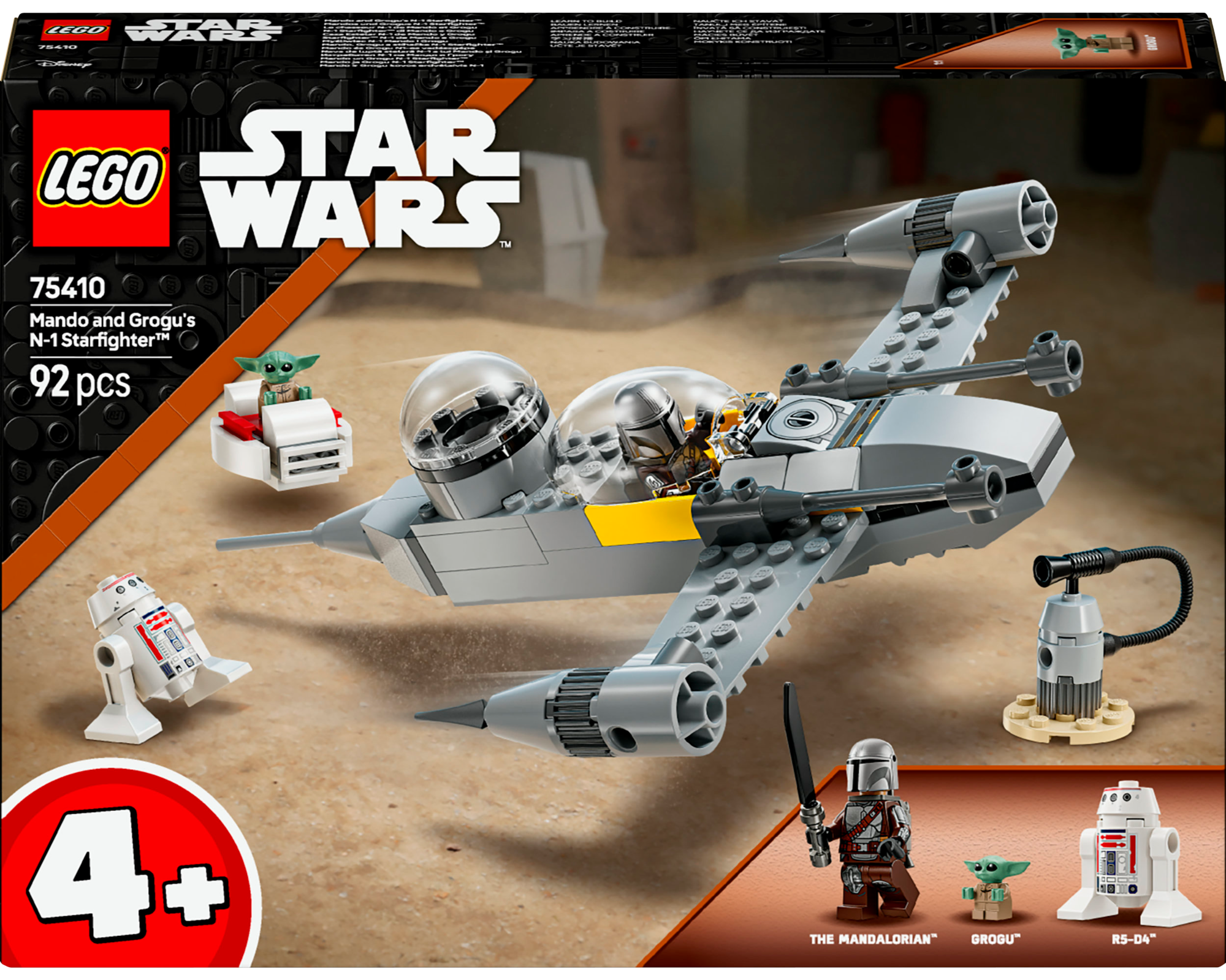 1. LE CHASSEUR N-1 DE MANDO ET GROGU
                                     2. PACK DE COMBAT DES CLONES TROOPERS ET DROÏDES de COMBAT