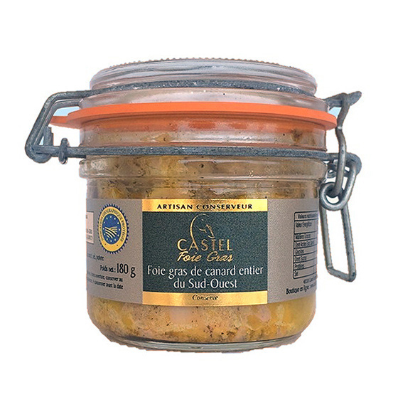 FOIE GRAS DE CANARD ENTIER DU SUD-OUEST Castel Foie Gras