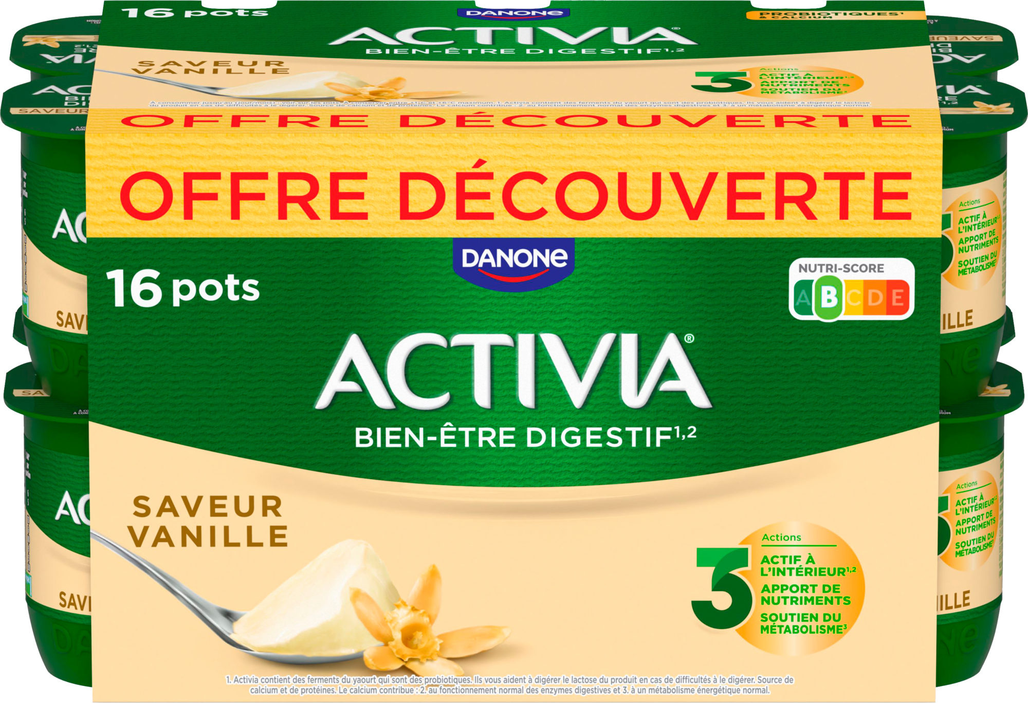 Activia Saveur vanille Offre découverte