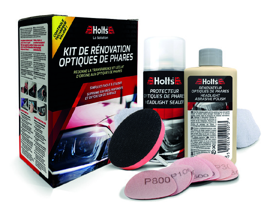 KIT RÉNOVATEUR D'OPTIQUES DE PHARES