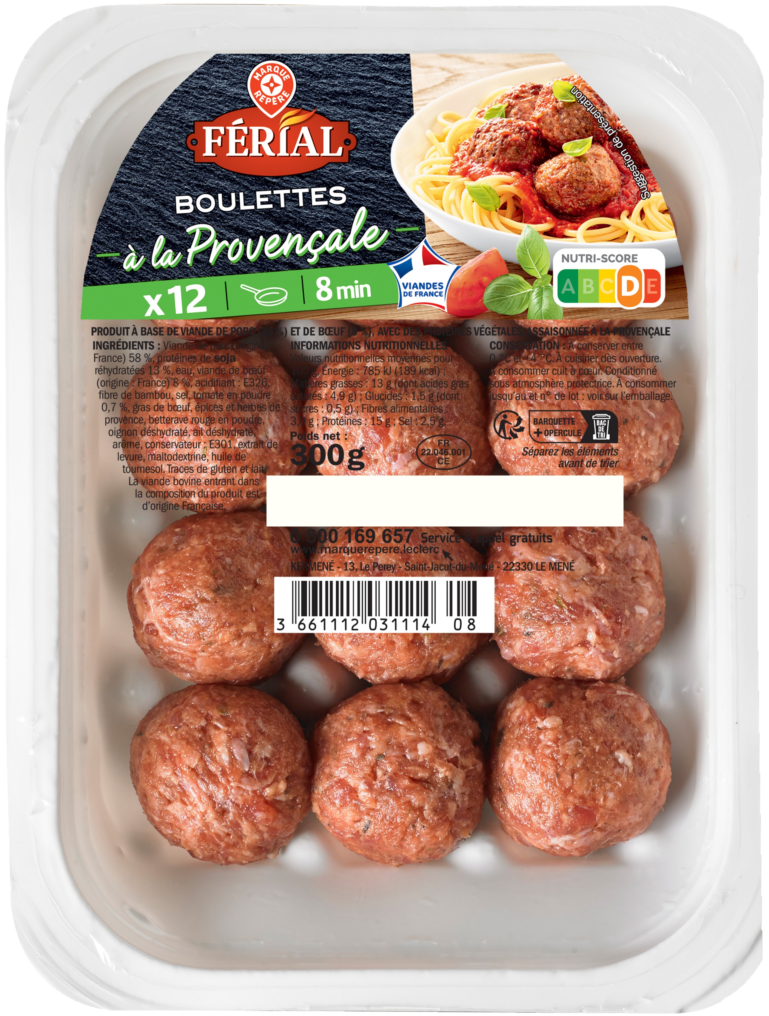 12 BOULETTES A LA  PROVENCALE