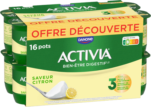 ACTIVIA SAVEUR CITRON OFFRE DÉCOUVERTE