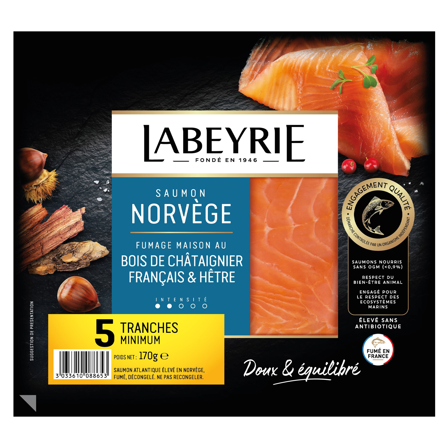 SAUMON FUMÉ NORVÈGE