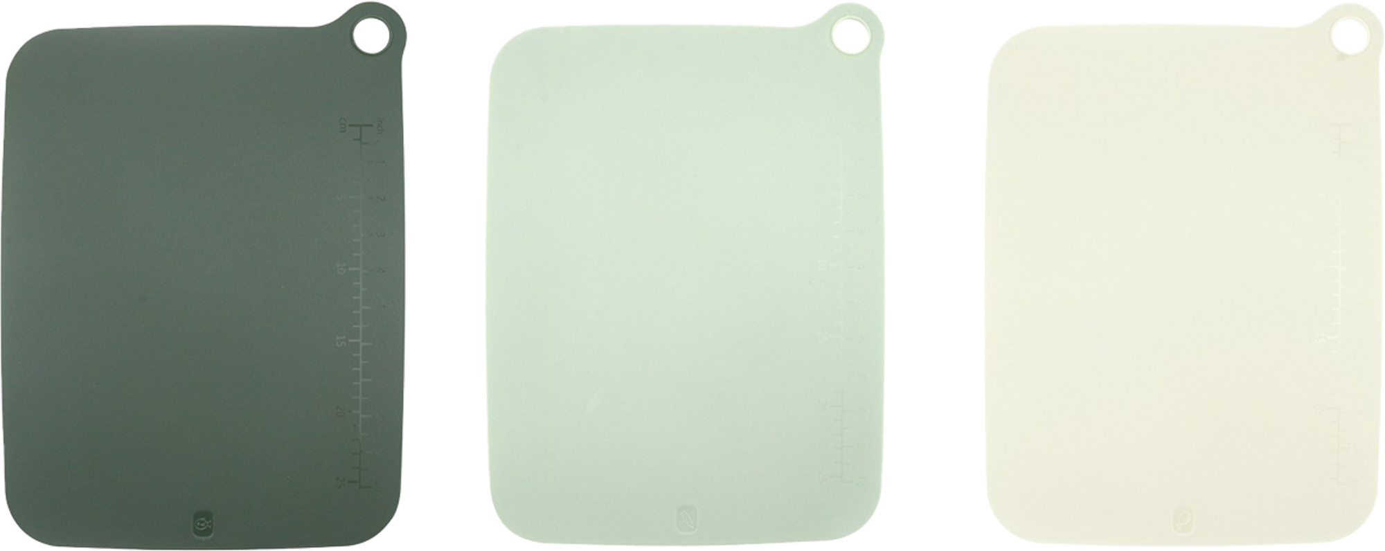 LOT DE 3 PLANCHES AVEC GRADUATION