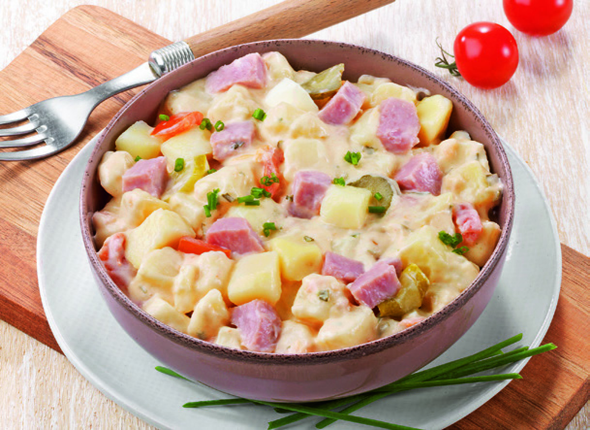 SALADE PIÉMONTAISE AU JAMBON