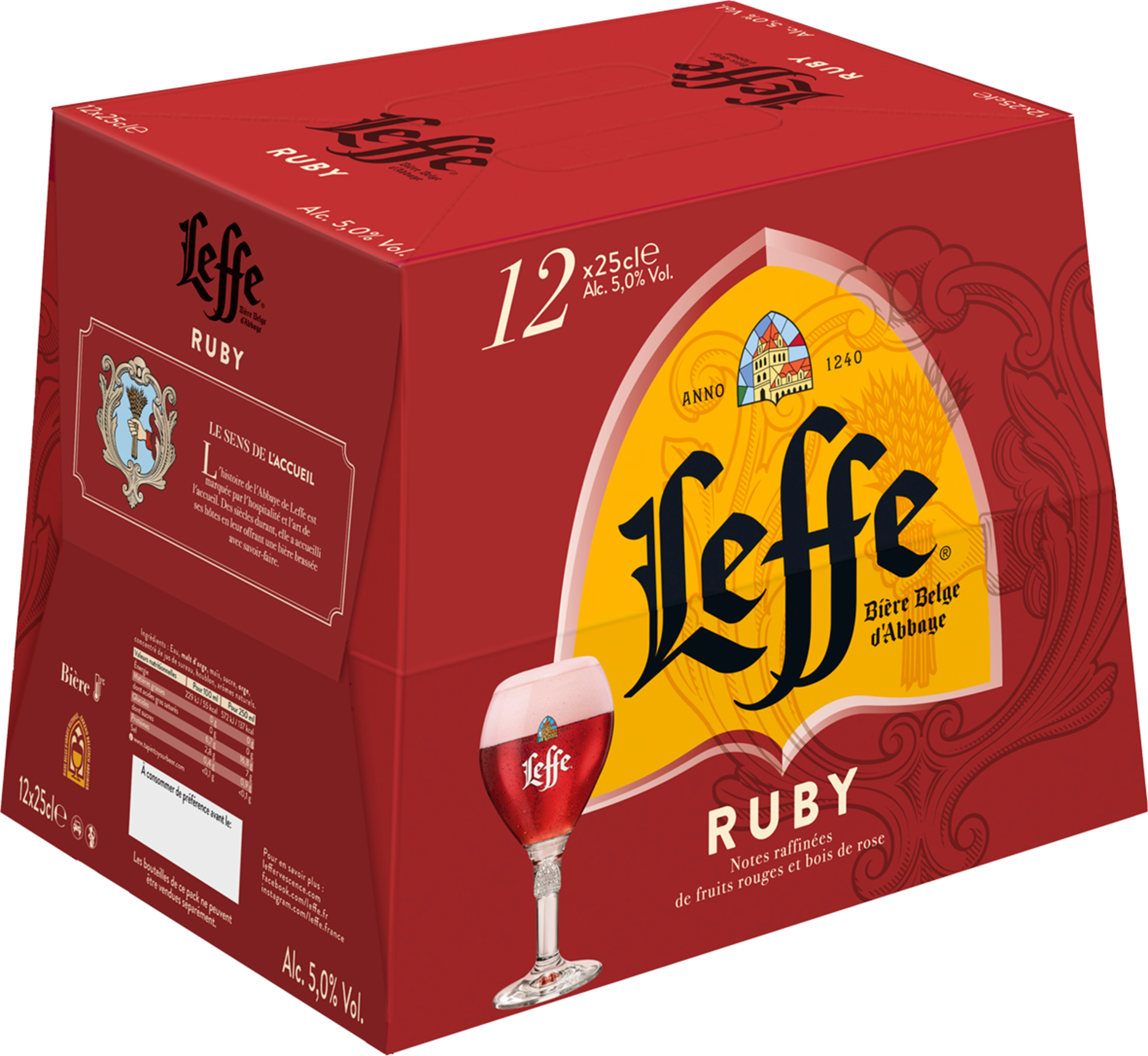 BIÈRE RUBY ROUGE D'ABBAYE