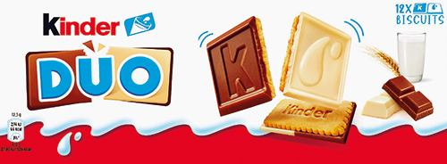 BISCUITS CHOCOLAT AU LAIT & BLANC