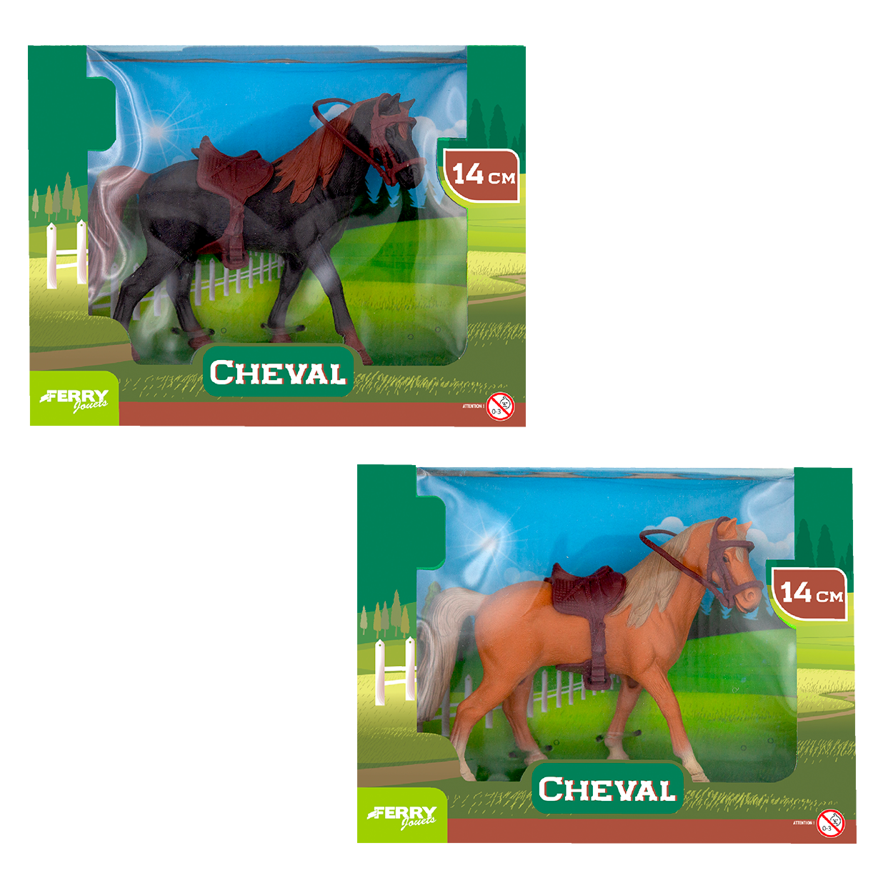 FIGURINES CHEVAL 14 CM