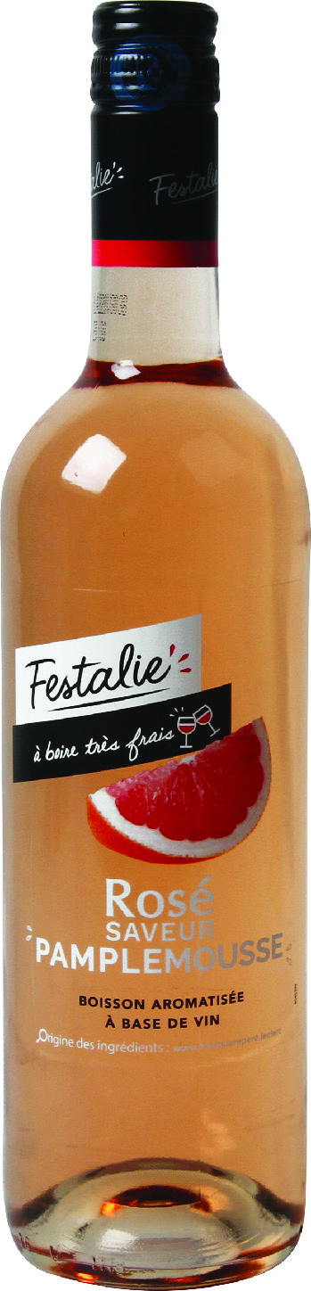 BOISSON À BASE DE VIN ROSÉ PAMPLEMOUSSE FESTALIE