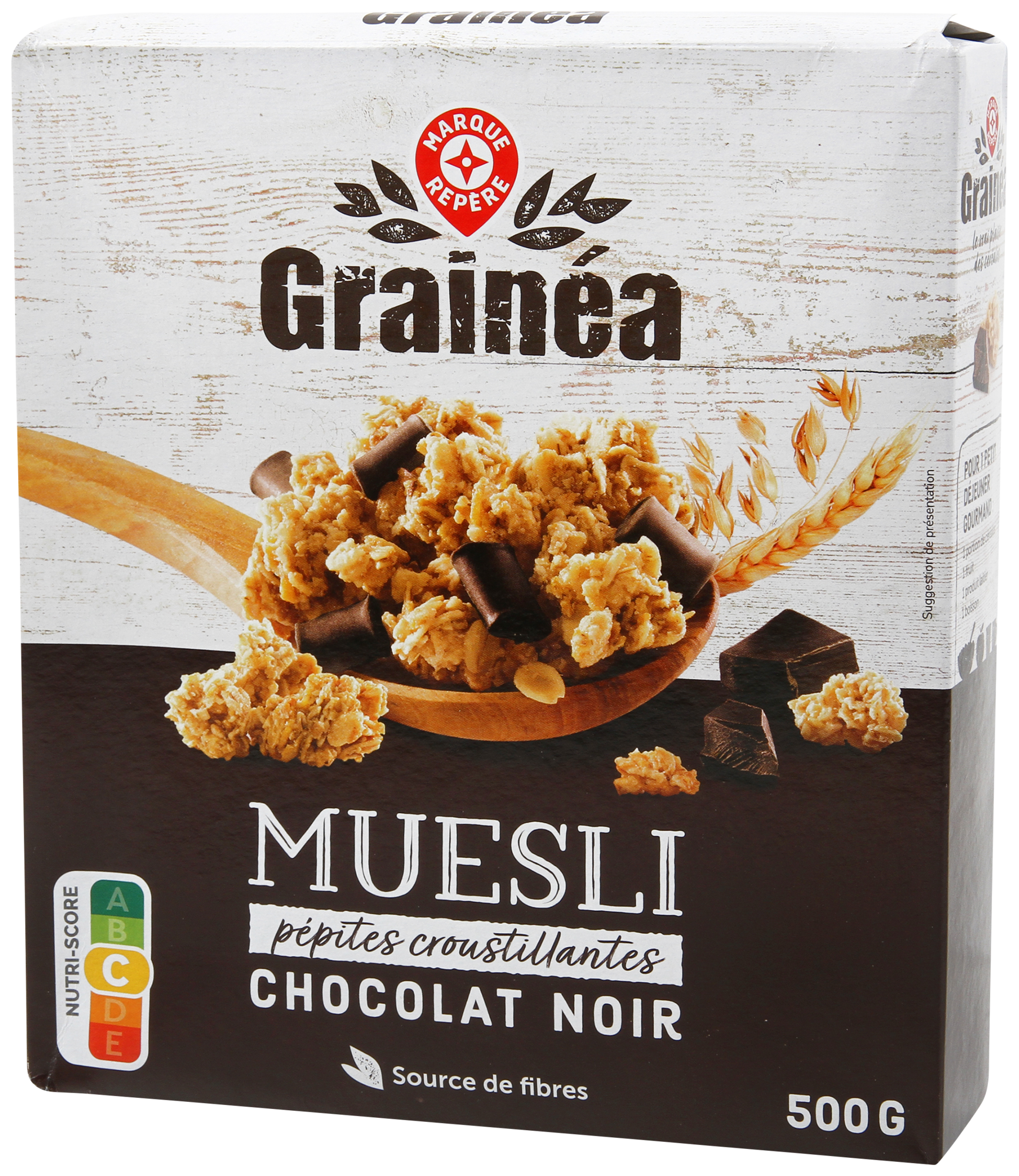 MUESLI GOÛT CHOCOLAT NOIR
