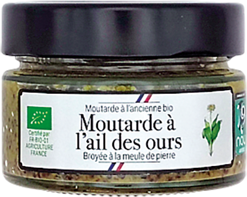 MOUTARDE BIO À L’AIL DES OURS