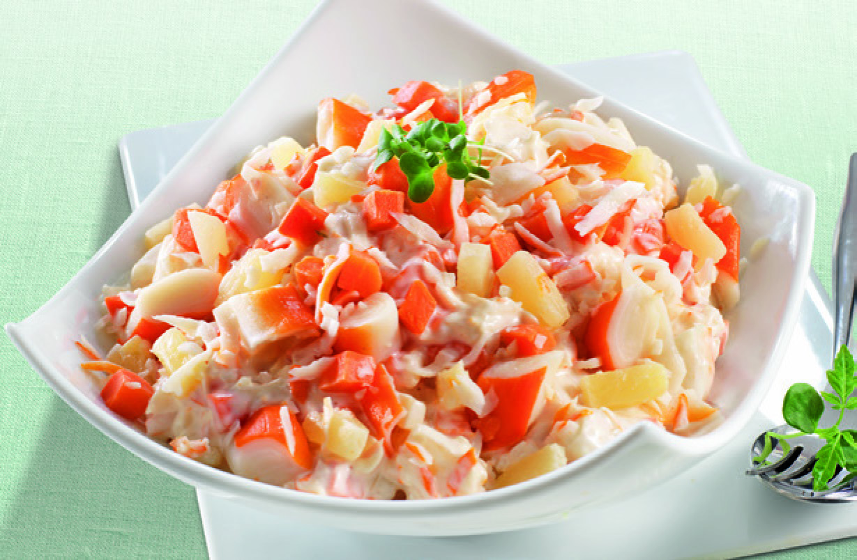 SALADE DE DUO ANANAS ET CAROTTES