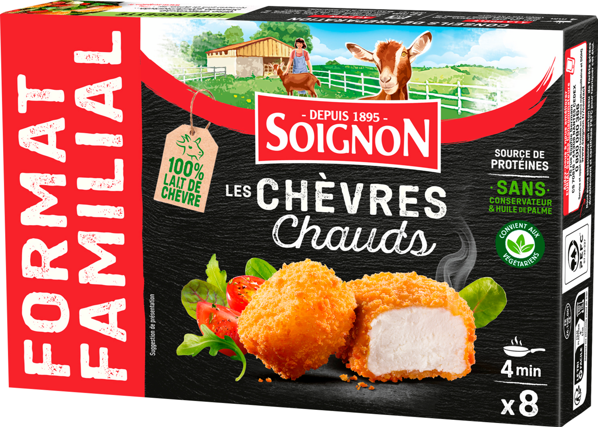 Les Chèvres chauds Format Familial 23% Mat.Gr.