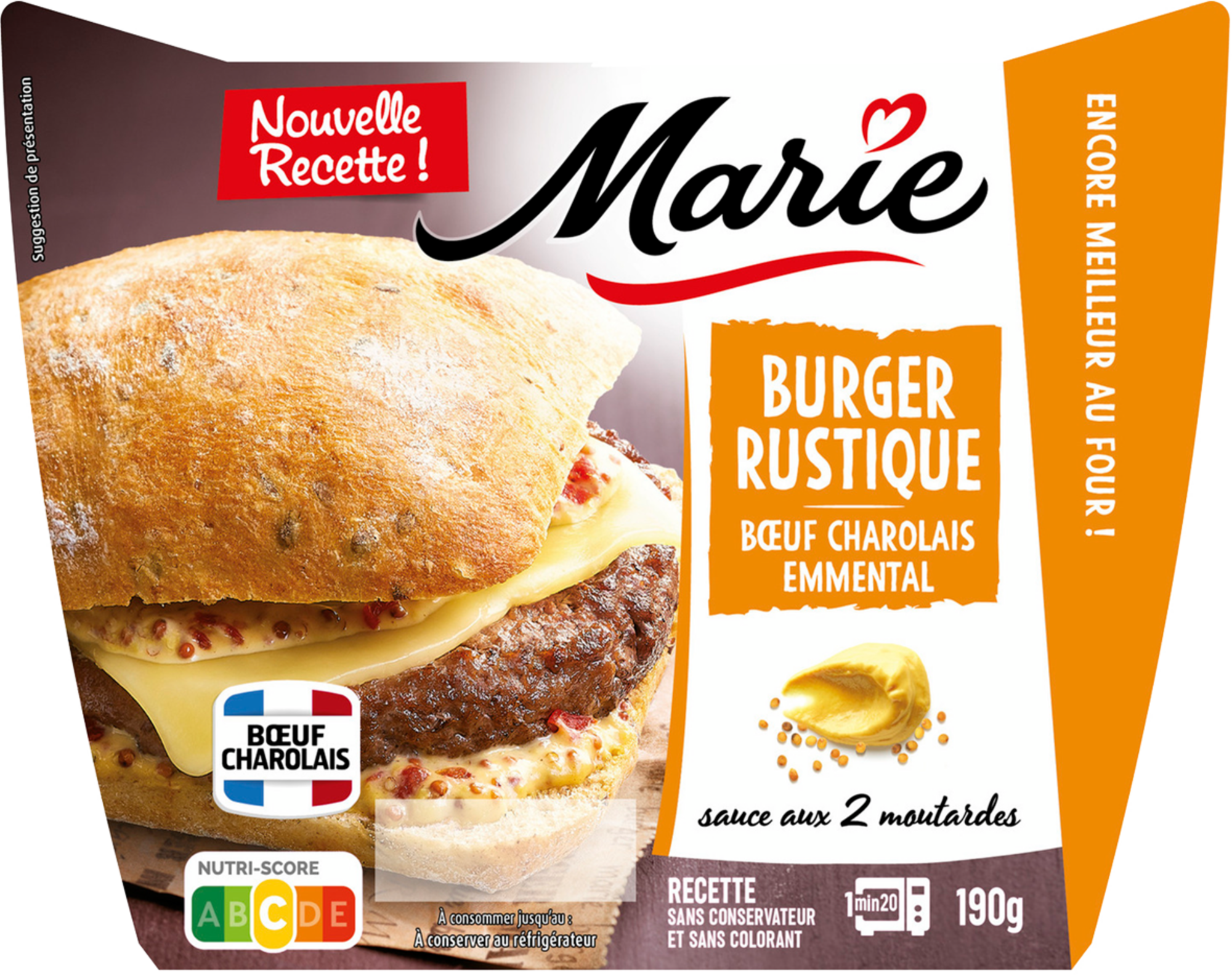 Burger rustique 