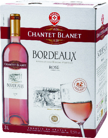 A.O.P(1) BORDEAUX(2) CHANTET BLANET