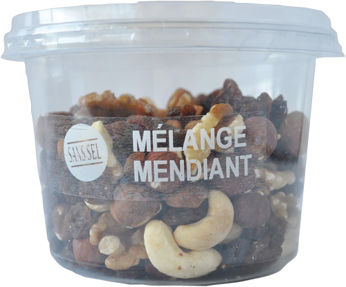 MÉLANGE DE MENDIANTS SANS SEL