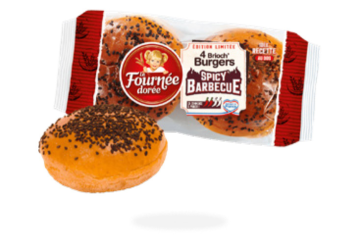4 BRIOCH’ BURGERS SPICY BARBECUE